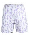LIFE SUX LIFE SUX MAN BEACH SHORTS AND PANTS LILAC SIZE XL COTTON