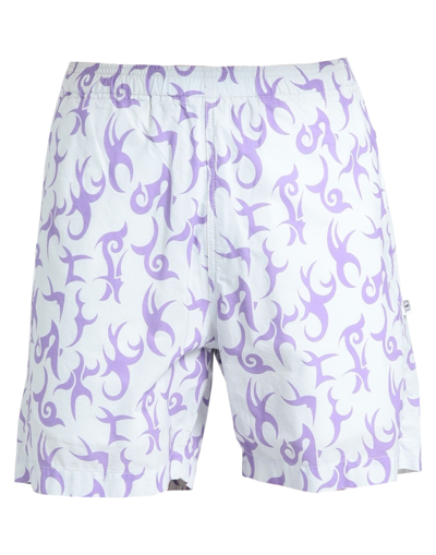 Life Sux Beach Shorts And Pants In Lilac