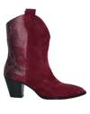 Fiorifrancesi Ankle Boots In Red