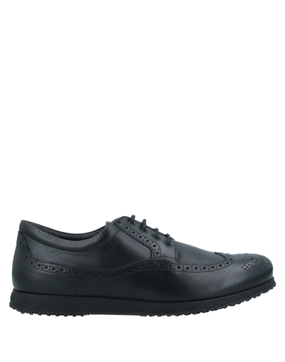 Hogan Lace Up Shoes In Black