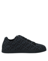 Fendi Sneakers In Steel Grey
