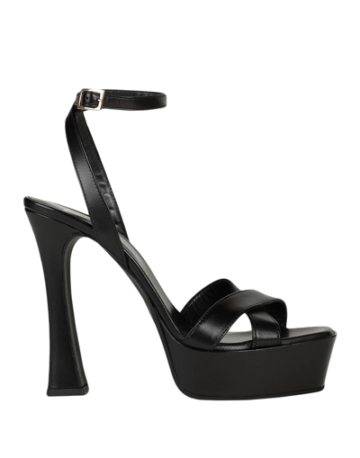 Giampaolo Viozzi Sandals In Black