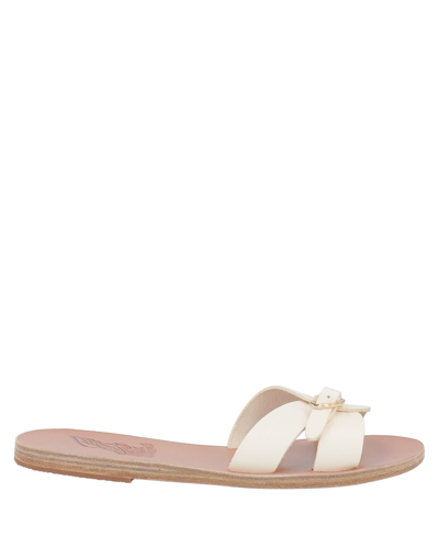 Ancient Greek Sandals Sandals In White