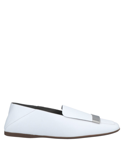 Sergio Rossi Loafers In White