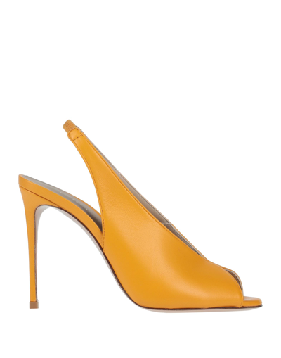 Le Silla Sandals In Yellow