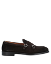 Doucal's Man Loafers Midnight Blue Size 9 Soft Leather In Dark Brown