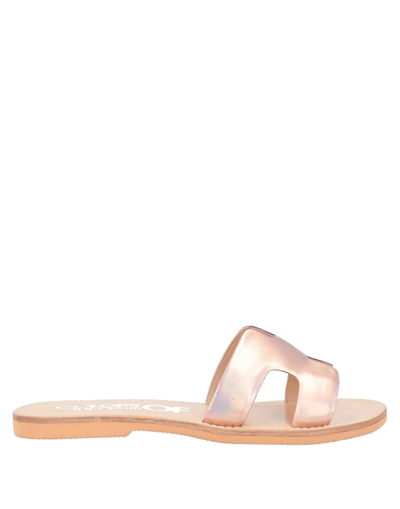 Colors Of California Sandals In Rose Gold