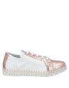 ANDÌA FORA ANDÌA FORA WOMAN SNEAKERS ROSE GOLD SIZE 7 SOFT LEATHER