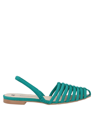 Fiorifrancesi Sandals In Green