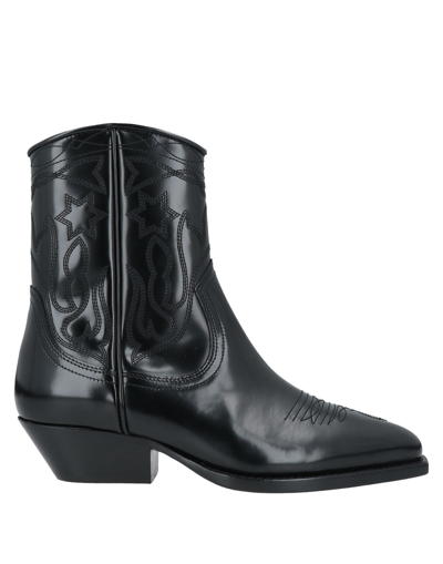 Sandro Ankle Boots In Black
