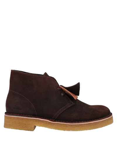 Clarks Originals Ankle Boots In Brown