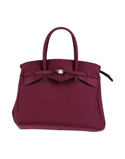 Save My Bag Handbags In Maroon