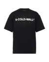 A-cold-wall* Man T-shirt Black Size S Cotton