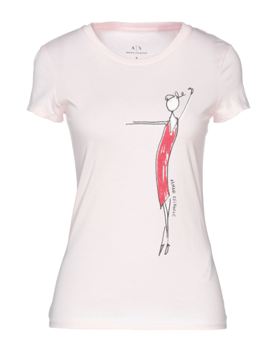 Armani Exchange T-shirts In Pink