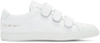 COMMON PROJECTS White Achilles Three Strap Sneakers