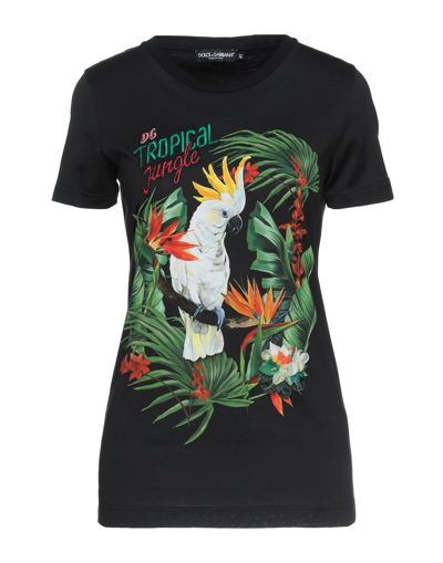 Dolce & Gabbana T-shirts In Black