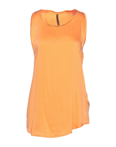 Manila Grace Tops In Orange