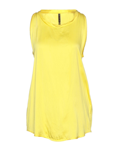 Manila Grace Tops In Yellow