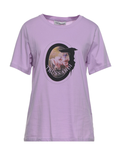 Trussardi T-shirts In Lilac