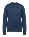 Armani Exchange Sweatshirts In Slate Blue