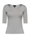 Emporio Armani T-shirts In Light Grey