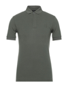Armani Exchange Polo Shirts In Military Green