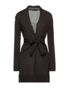 Alpha Studio Cardigans In Dark Brown