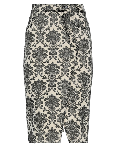 Ermanno Scervino Midi Skirts In White
