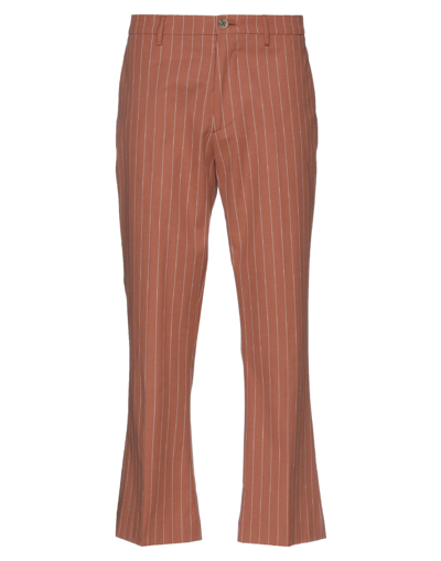 Berwich Cropped Pants In Brown