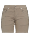 Dondup Denim Shorts In Beige