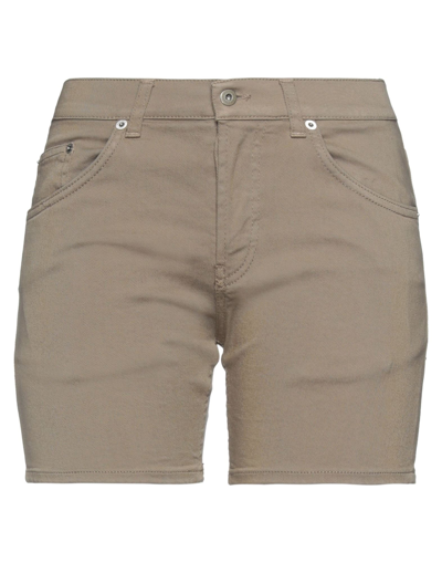 Dondup Denim Shorts In Beige