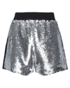 Chiara Ferragni Shorts & Bermuda Shorts In Silver