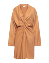 Sandro Short Dresses In Beige