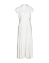 Sandro Midi Dresses In White