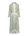 Sandro Long Dresses In Green