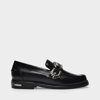 Toga Stud Embellished Mid-heel Loafers In Black