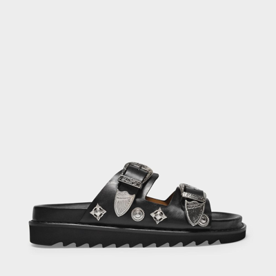 Toga Sandals In Black