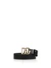 DOLCE & GABBANA LEATHER BELT WITH DG BUCKLE