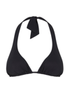 Dolce & Gabbana Black Classic Triangle Bikini Top In Nero