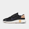 Nike Women's Reposto Running Sneakers From Finish Line In Black/cave Purple/light Cognac/orange Chalk/light Soft Pink