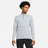 Nike Men's Dri-fit Element Half-zip Running Shirt In Smoke Grey/grey Fog/reflective Silver
