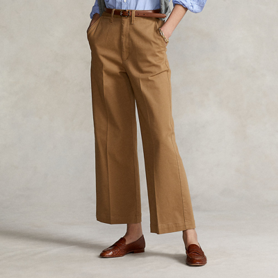 Ralph Lauren Chino Wide-leg Pant In Montana Khaki