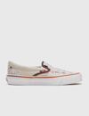 Vans Off-white Javier Calleja Edition Vault Og Classic Slip-on Sneakers In Turtledove/true White