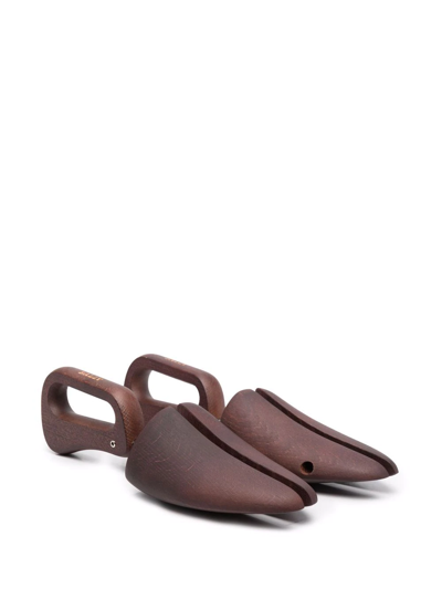 Bally Wood Shoe Horns In Brown