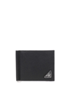 Prada Saffiano Leather Bi-fold Wallet In Black