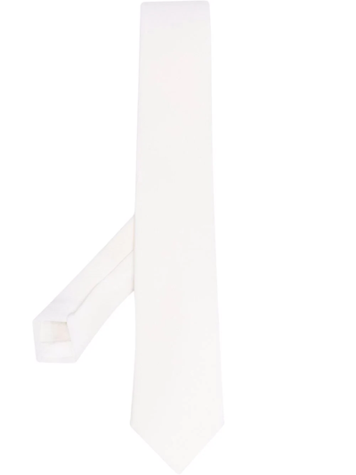 Tagliatore White Pointed Tie
