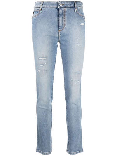 Ermanno Scervino Mid-rise Straight-leg Jeans In Blue