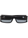 LINDA FARROW MYA RECTANGLE-FRAME SUNGLASSES