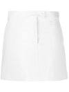 Courrèges High-waisted Mini Skirt In White