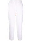 PESERICO CROPPED LINEN TROUSERS